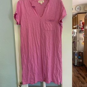 Cloth & Stone Pink Tunic T-Shirt Medium